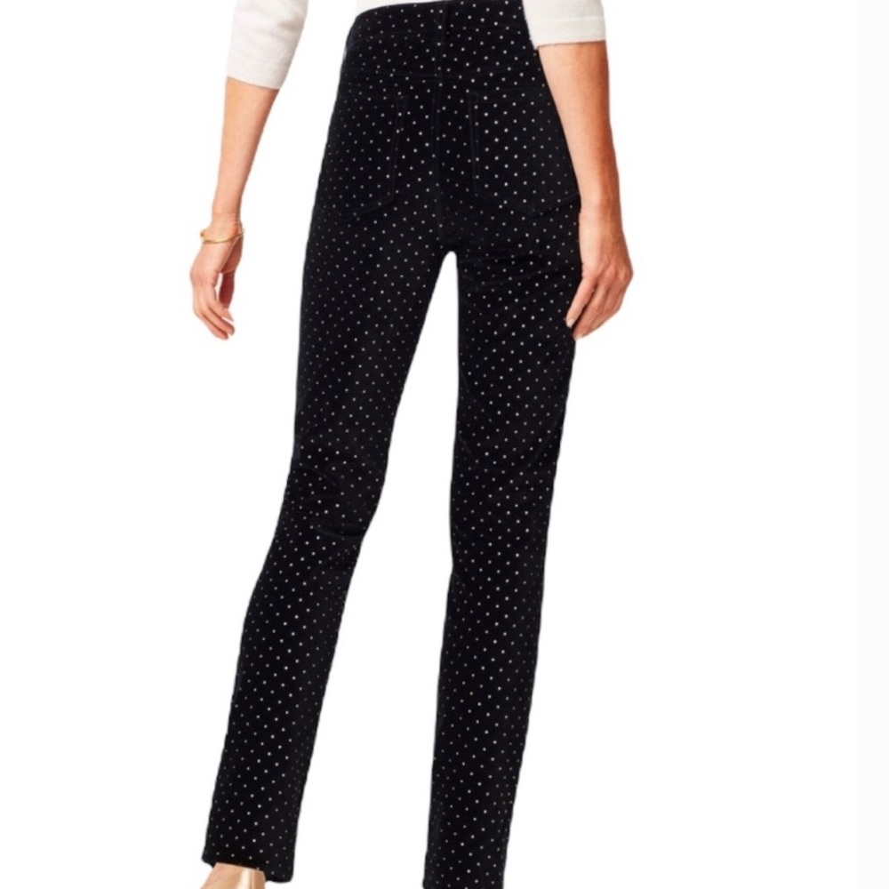 Talbots Gold Polka Dot Ankle Pant sz16 NWT - Picture 2 of 15